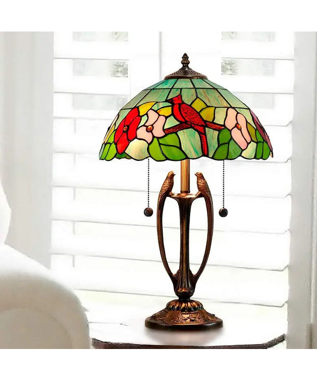 Dale Tiffany Benezia Birds Antique Bronze Table Lamp Dale Tiffany