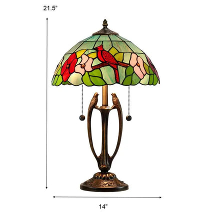 Dale Tiffany Benezia Birds Antique Bronze Table Lamp Dale Tiffany