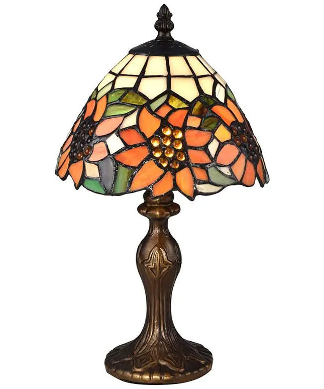 Dale Tiffany Discovery 14" High Bronze Tiffany-Style Accent Table Lamp Dale Tiffany