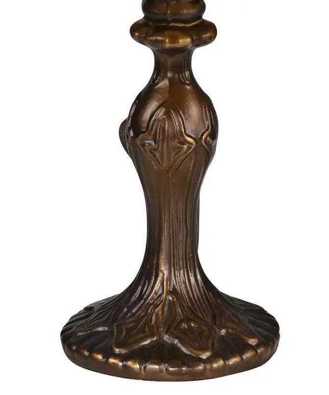 Dale Tiffany Indian Rose 14 1/2" High Bronze Tiffany-Style Table Lamp Dale Tiffany