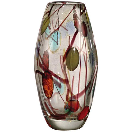 Dale Tiffany Lesley Hand-Blown 9 1/4" High Art Glass Vase Dale Tiffany