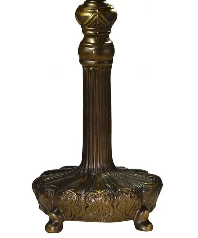 Dale Tiffany Mayor Island 19 1/2" Bronze Tiffany-Style Accent Lamp