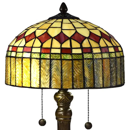 Dale Tiffany Mayor Island 19 1/2" Bronze Tiffany-Style Accent Lamp Dale Tiffany