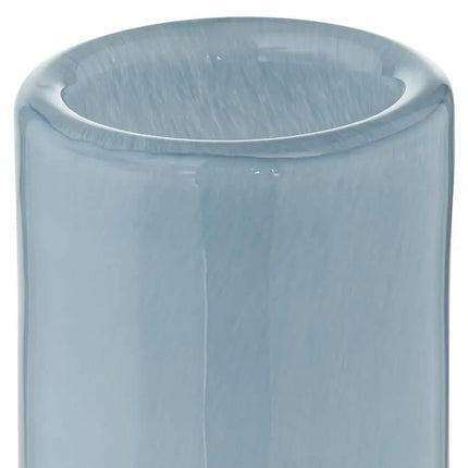 Delvin 16 1/4" High Blue and Pink Glass Decorative Vase Studio 55D