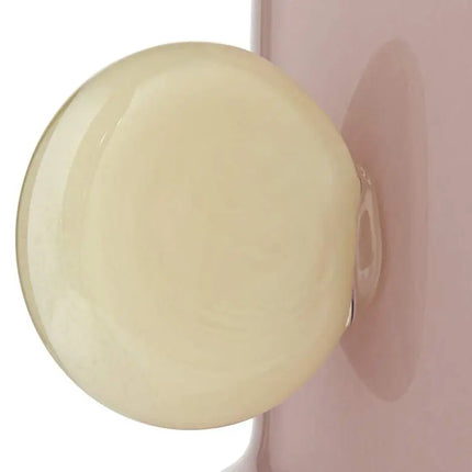 Delvin 8 1/2" High Pink and Yellow Glass Decorative Vase Studio 55D