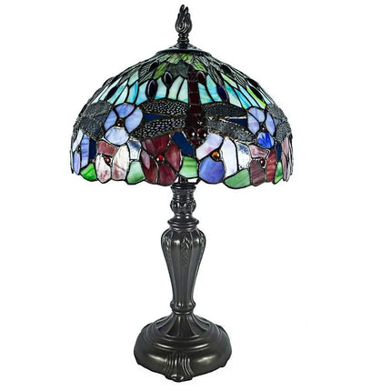 Dragonfly Bounty 20"H Fieldstone Bronze Accent Table Lamp Dale Tiffany