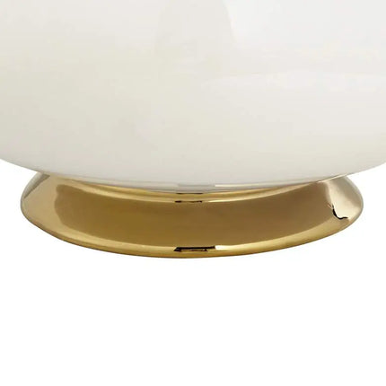 Empress 10 1/2" Wide White Ceramic Vase with Handles Studio 55D