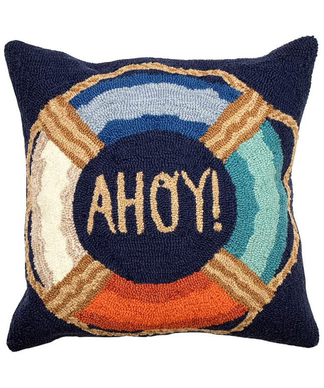 Frontporch Ahoy Multi-Color 18" Square Indoor-Outdoor Pillow Vision