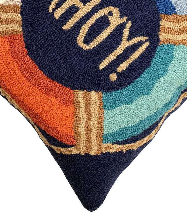 Frontporch Ahoy Multi-Color 18" Square Indoor-Outdoor Pillow