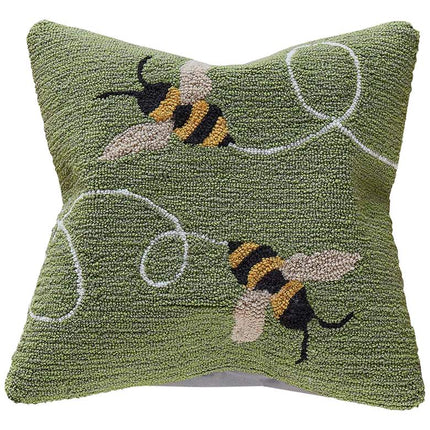 Frontporch Buzzy Bees 18" Square Indoor-Outdoor Pillow Vision