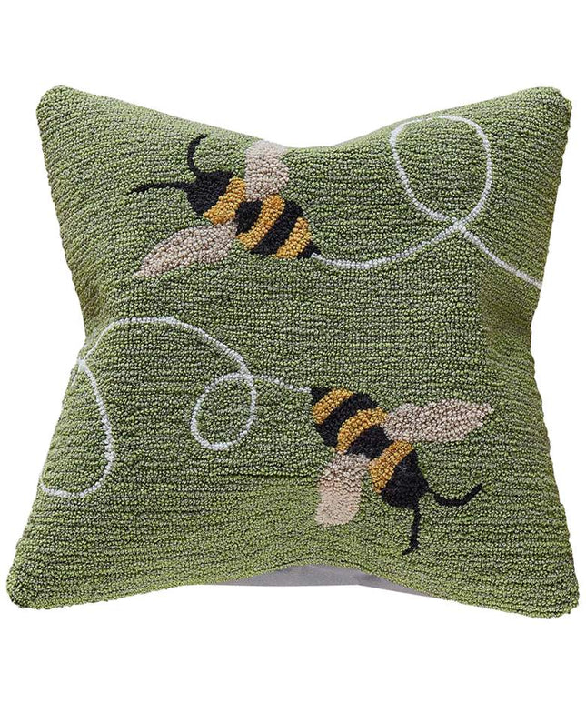 Frontporch Buzzy Bees 18" Square Indoor-Outdoor Pillow Vision