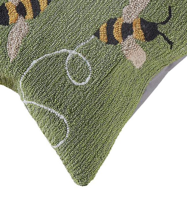 Frontporch Buzzy Bees 18" Square Indoor-Outdoor Pillow Vision