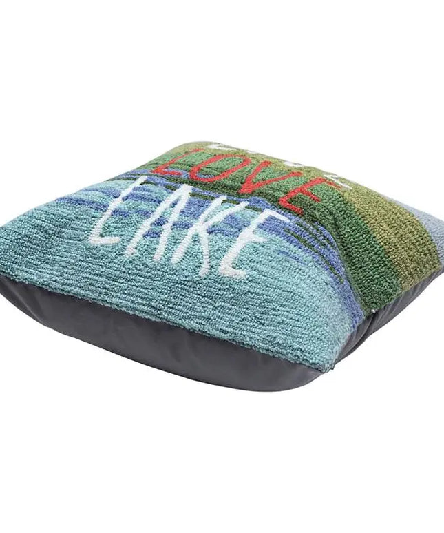 Frontporch Live Love Lake 18" Square Indoor-Outdoor Pillow Vision