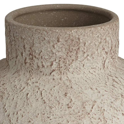 Gavora 9 3/4" High White with Rust Antique Decorative Vase Kensington Hill