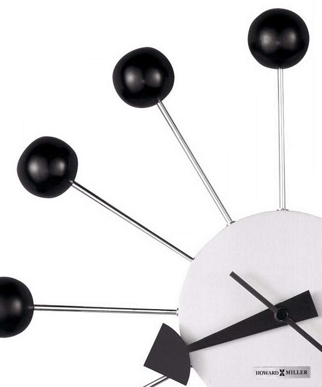 George Nelson 14" Wide Modern Wall Clock by Howard Miller Clock