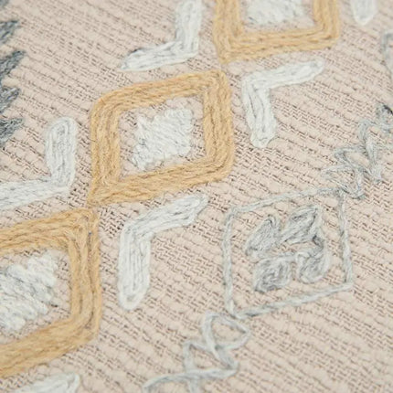 Gray and Brown Tribal 20" x 20" Poly Filled Throw Pillow Vision