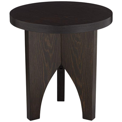 Hendrik 18 3/4" Wide Dark Wood Side Table