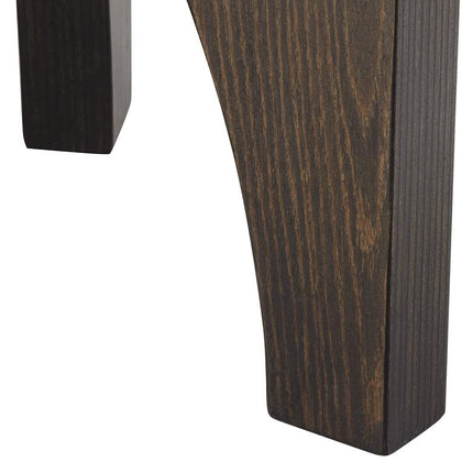 Hendrik 18 3/4" Wide Dark Wood Side Table