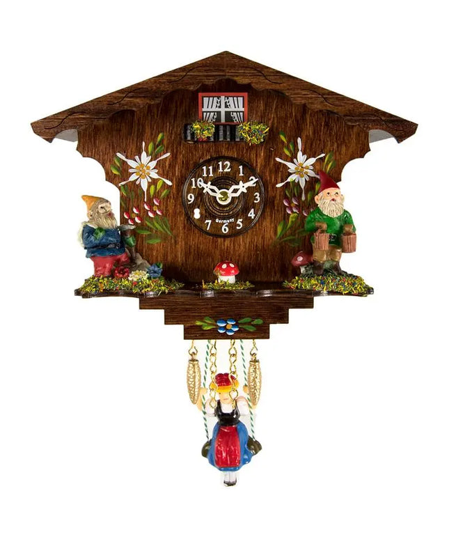 Hermle Annaliesse 8 1/2" High Gnome Cuckoo Clock Clock