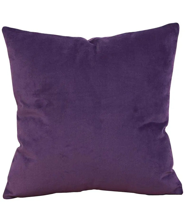 Howard Elliott Bella 20" Eggplant Velvet Throw Pillow Vision