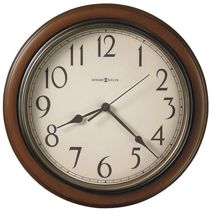 Howard Miller Kalvin 15 1/4" Round Cherry Wall Clock Clock