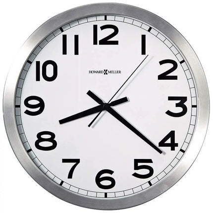 Howard Miller Spokane 15 3/4" Wide Aluminum Wall Clock Clock