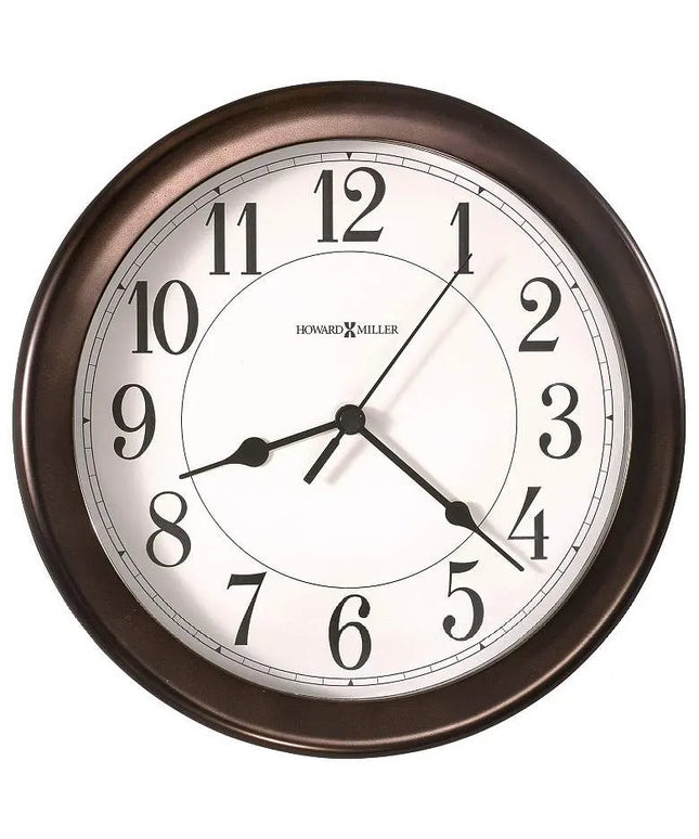 Howard Miller Virgo Oil Rubbed Bronze 8 1/2" Wide Wall Clock