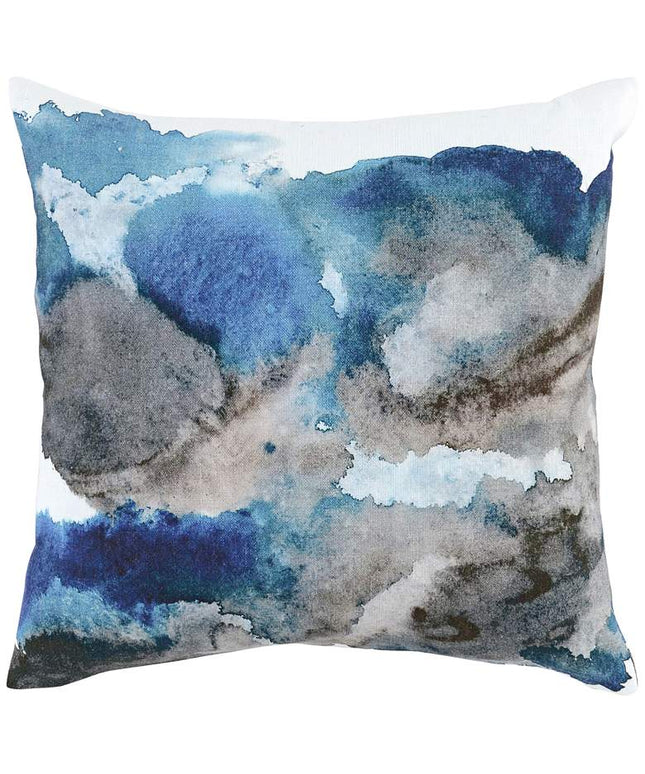Isla Blue Multi-Color 20" Square Throw Pillow Vision
