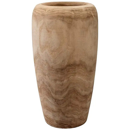 Jamie Young Ojai 17" High Natural Wooden Decorative Vase Jamie Young Company