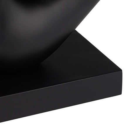 Janet 14 1/2" Wide Black Abstract Sculpture