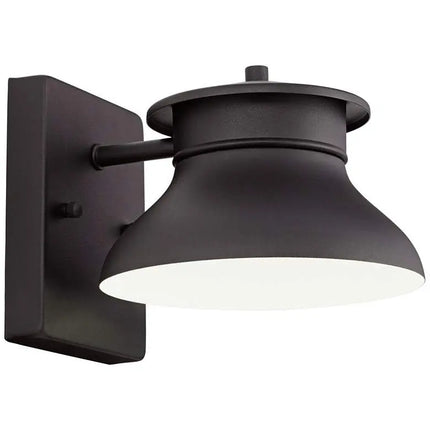 John Timberland Danbury 5" High Black LED Wall Sconce Set of 2 John Timberland
