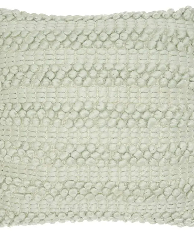 Life Styles Spa Woven Stripes 20" Square Throw Pillow Vision