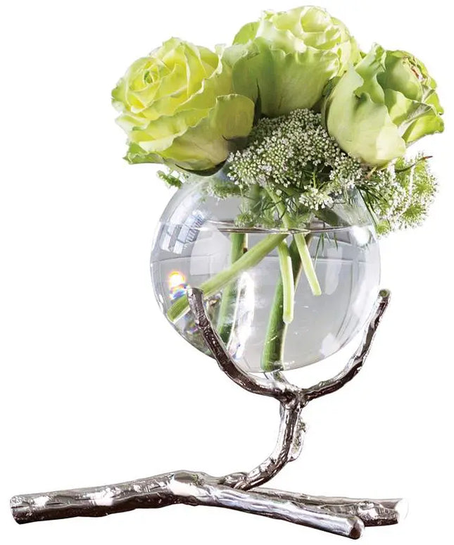 Limber 8" Wide Twig Vase Flower Holder Global Views