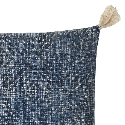 Loloi Blue Geometric 22" Square Down Filled Throw Pillow Vision