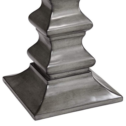 Ludlow 28" High Gray Slate Accent Table