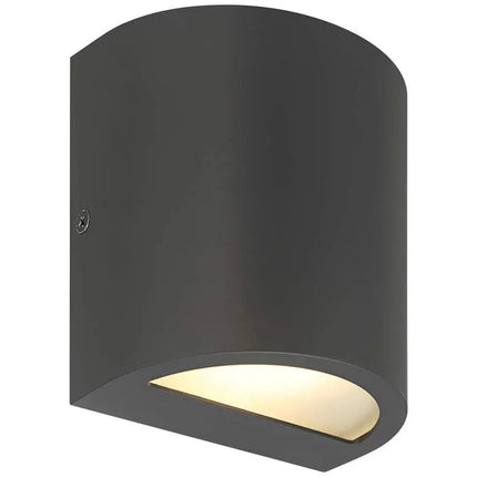 Marisha 4 3/4" High Black LED Outdoor Wall Light Set of 2 360 Lightning