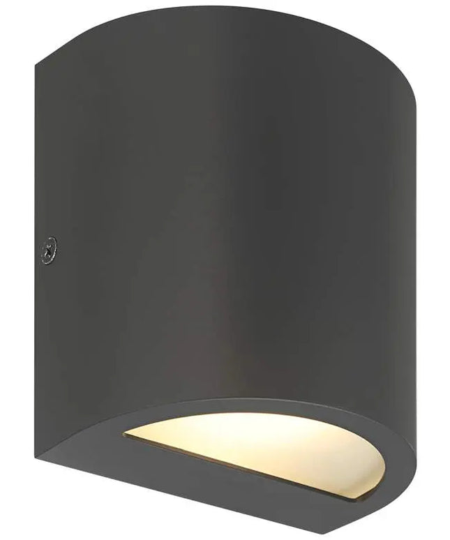 Marisha 4 3/4" High Black LED Outdoor Wall Light Set of 2 360 Lightning