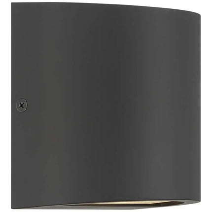 Marisha 4 3/4" High Black LED Outdoor Wall Light Set of 2 360 Lightning