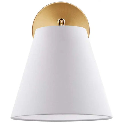 Meridian 10" High Natural Brass Wall Sconces Set of 2 Barnes and Ivy