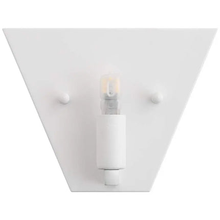 Misty 6 1/4" High White and Gold Leaf LED Wall Sconce Set of 2 360 Lighting