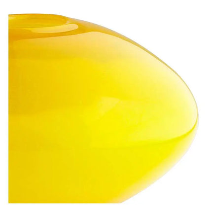 Moonbeam Dual Finish Bright Yellow Vase Dahlia Studios