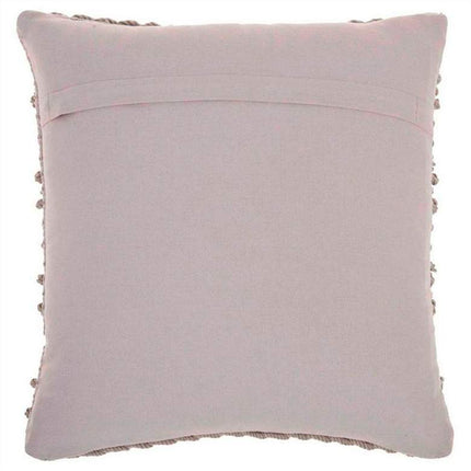 Nourison Lifestyle Light Gray 18" Square Throw Pillow Vision