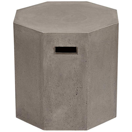 Ollo 18" High Gray Concrete End Table