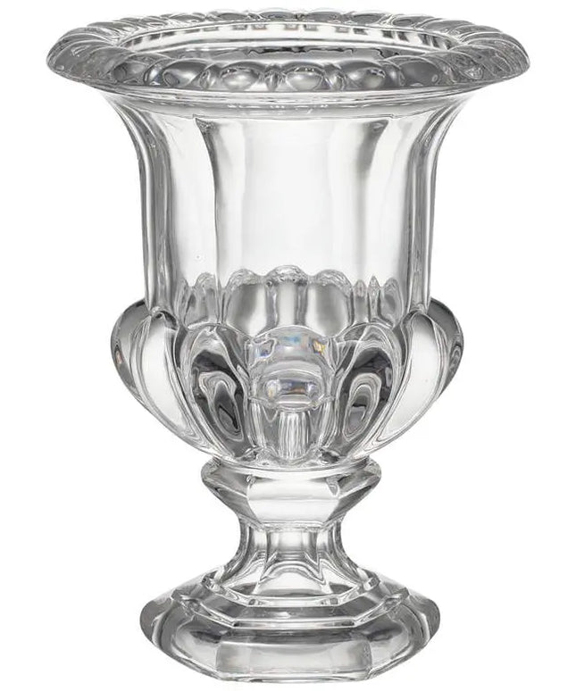 Omari Clear Crystal 10 1/4" High Urn Decorative Vase Dahlia Studios