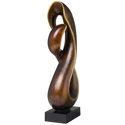 Open Infinity 25" High Gold Sculpture