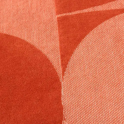 Orange Geometric 20" x 20" Poly Filled Throw Pillow Vision