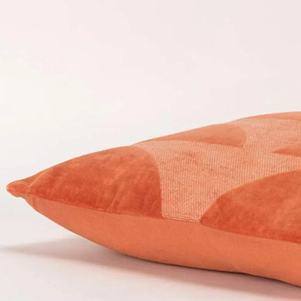 Orange Geometric 20" x 20" Poly Filled Throw Pillow Vision