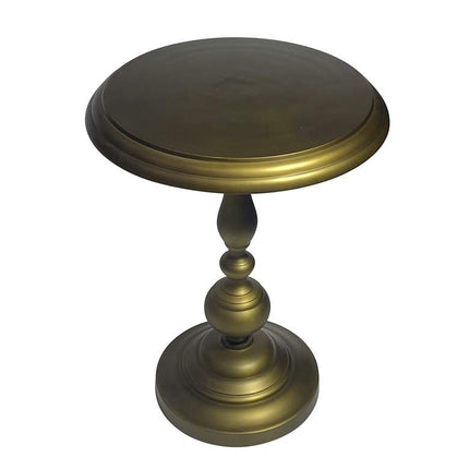 Pearson 18 1/2" Wide Antique Brass Round Accent Table