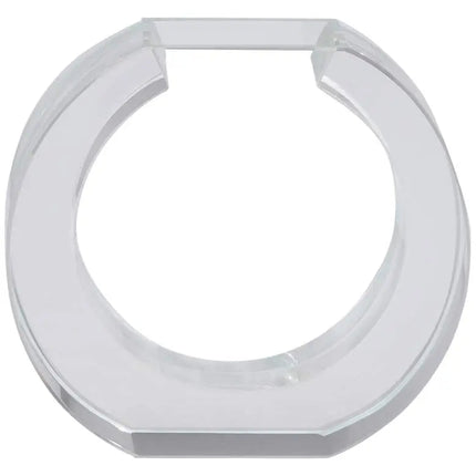 Polara 4 1/2" High Clear Glass Round Decorative Vase Studio 55D