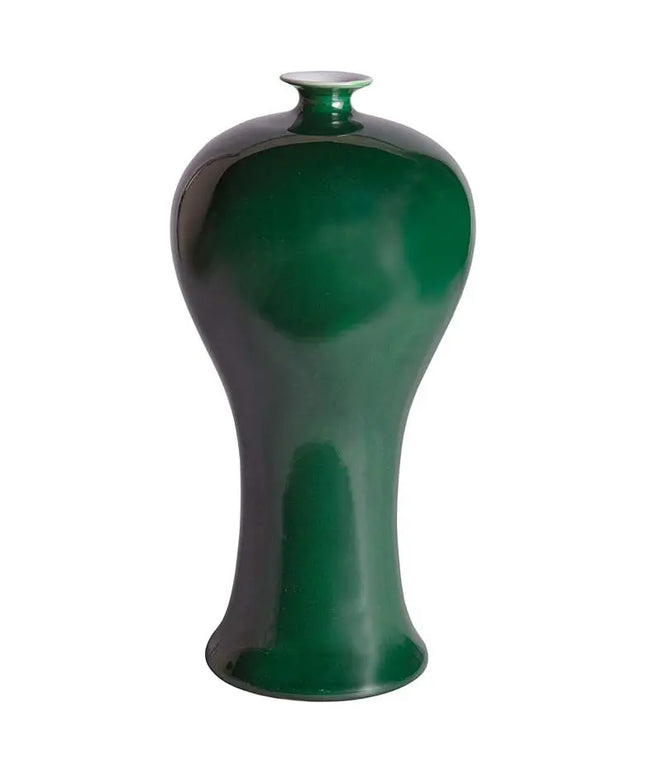 Port 68 Flavia Shiny Emerald 12 1/2" High Plum Vase Port 68